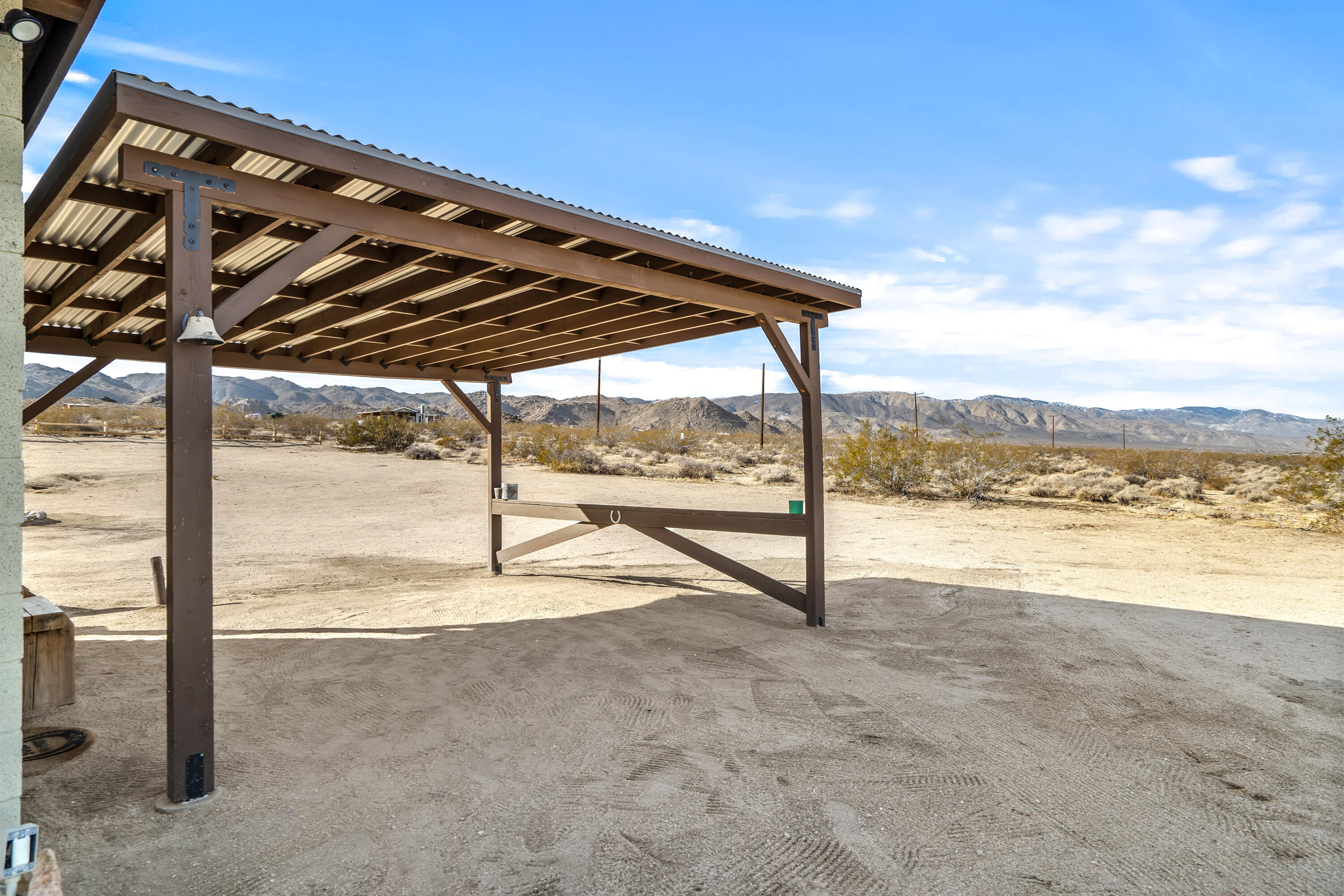 52079 Ocotillo Road Johnson Valley, CA 92285 - Photo 34 of 40 a view of a floor to ceiling window and an ocean view