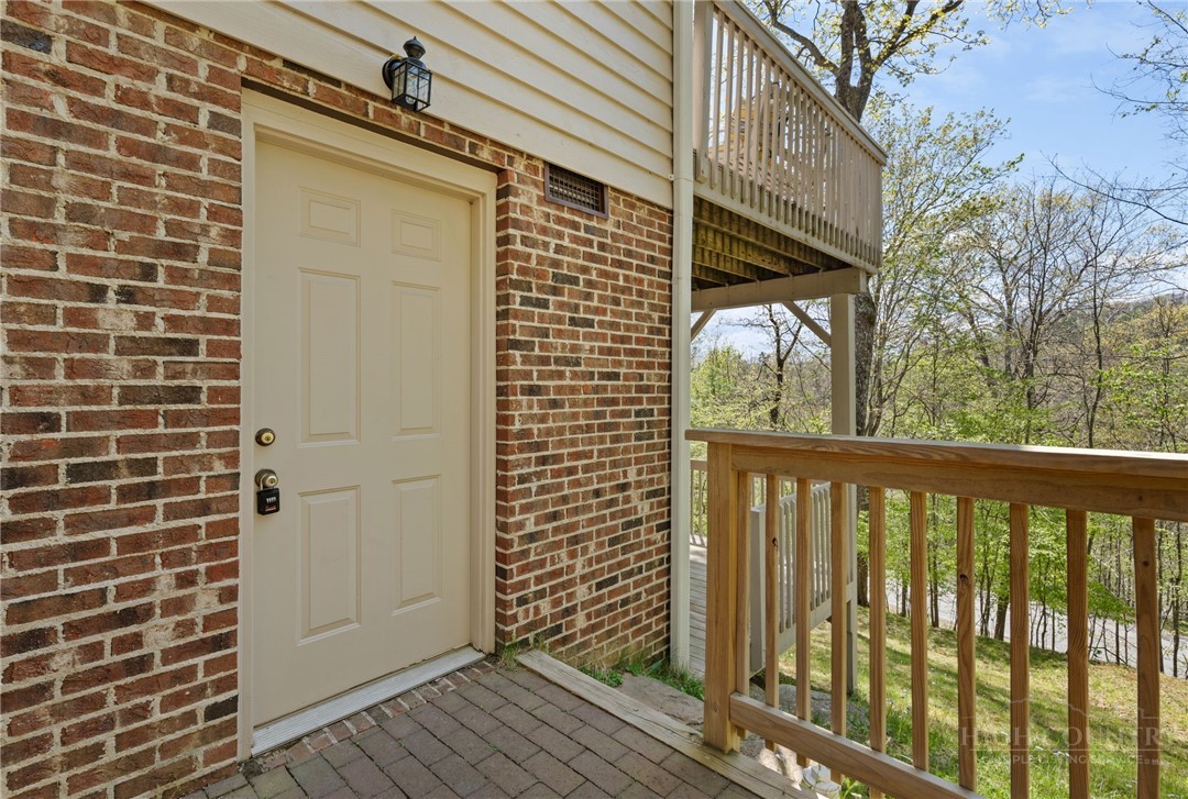 480 North Ridge Circle Boone, NC 28607 - Photo 39 of 50 a view of a balcony with wooden floor