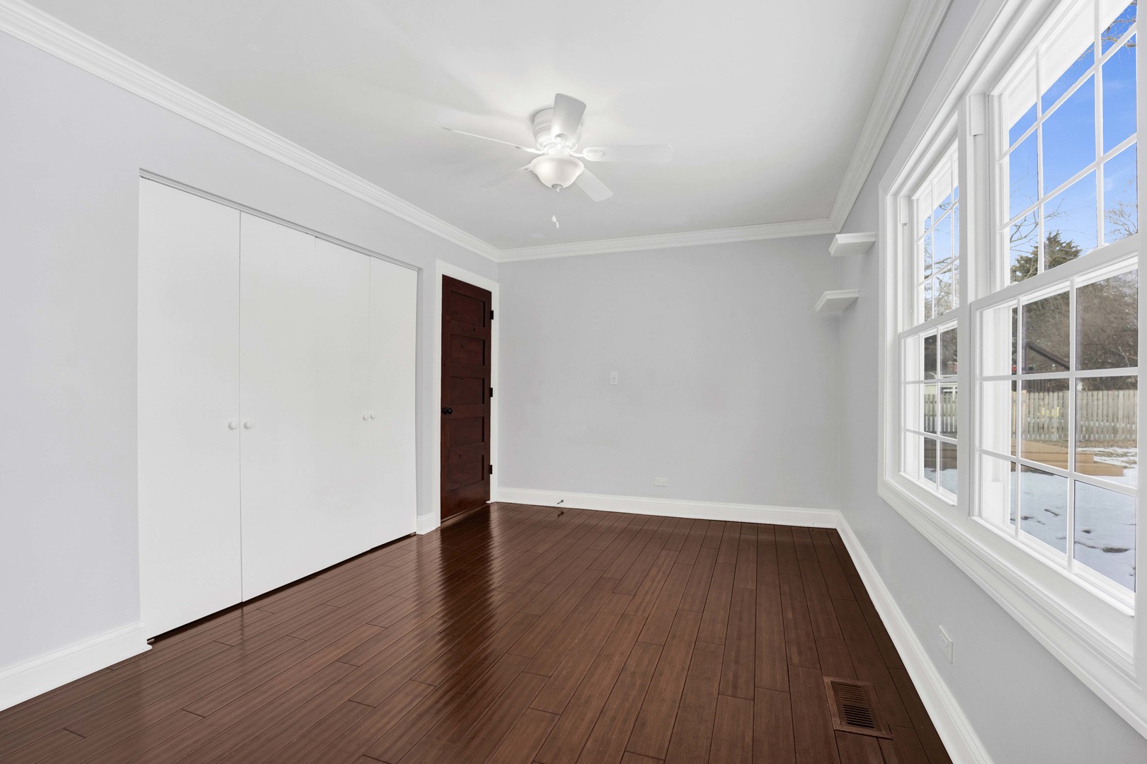 332 South River Road Naperville, IL 60540 - Photo 25 of 41 wooden floor in an empty room with a window
