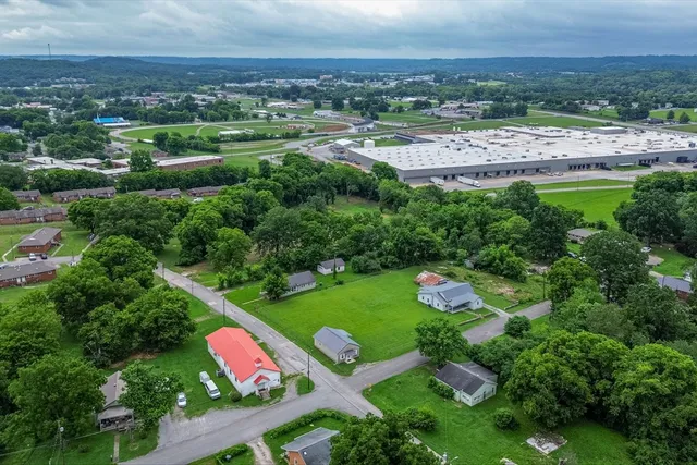 a view of a play ground in the back yard
