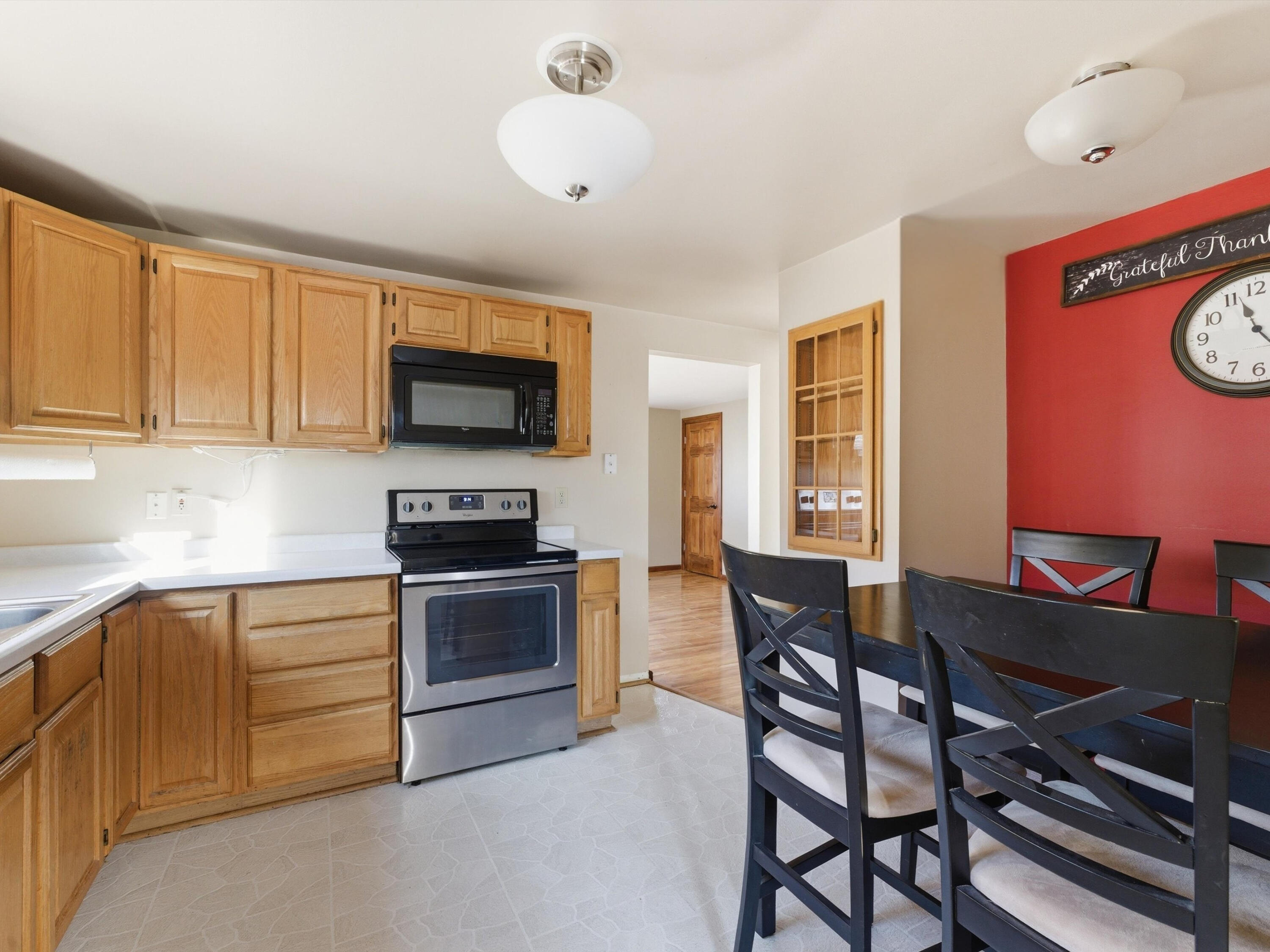 3605 Tannery Road Two Rivers, WI 54241 - Photo 13 of 24 With inset for dining spot and built in curio