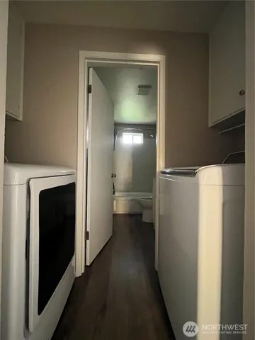 a view of a storage & utility room in a kitchen