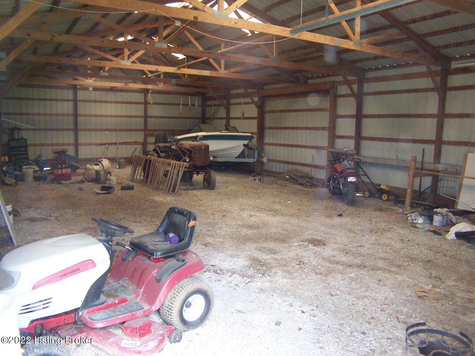 6976 Sulphur Road Sulphur, KY 40070 - Photo 10 of 31 Inside of Metal Work Shop / Barn