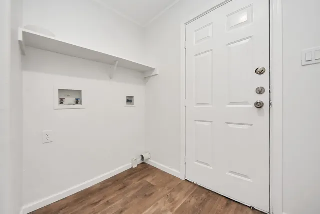 a view of an empty room