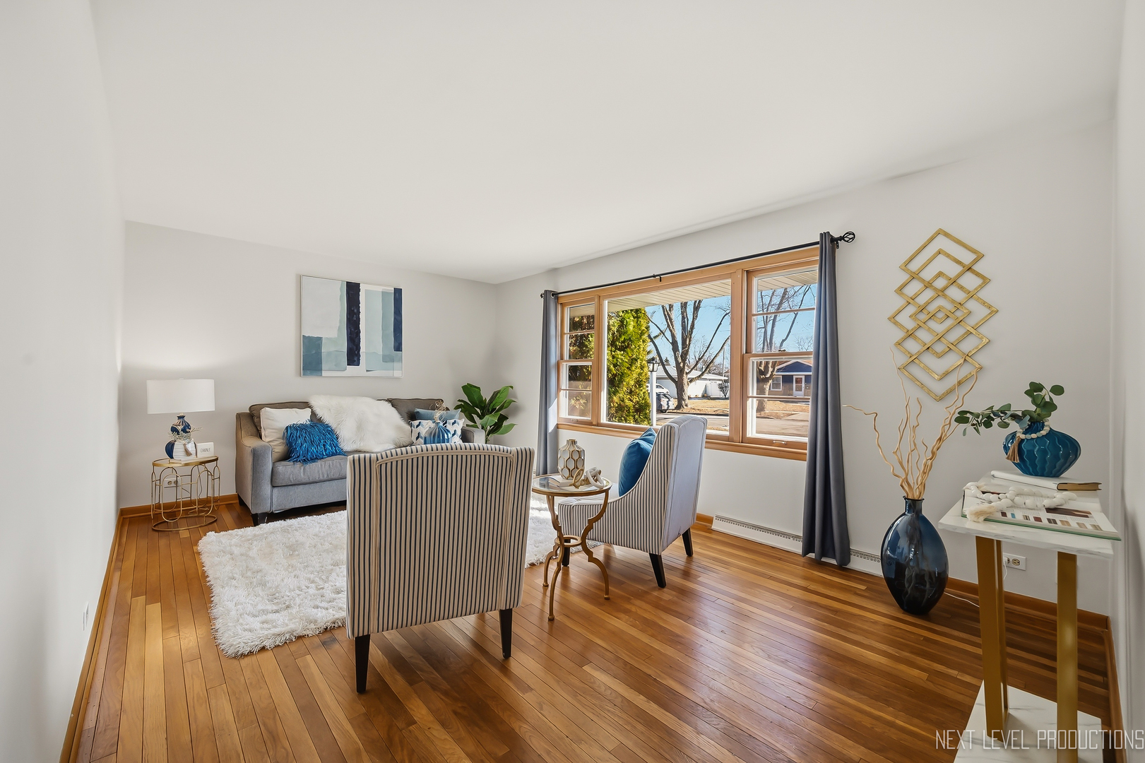 906 Carol Avenue Elgin, IL 60123 - Photo 2 of 31 a living room with furniture and wooden floor