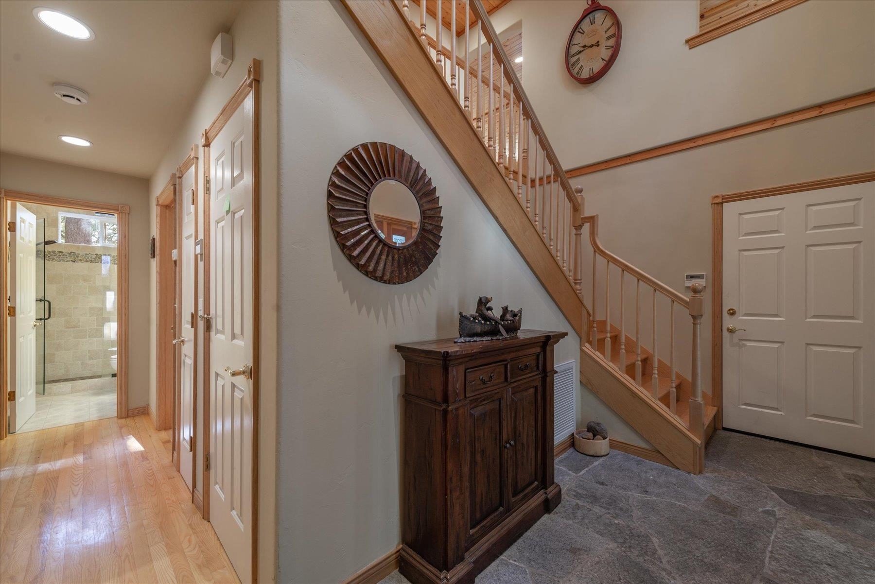 955 The Drive Tahoe City, CA 96145 - Photo 18 of 21 a view of hallway with wooden floor