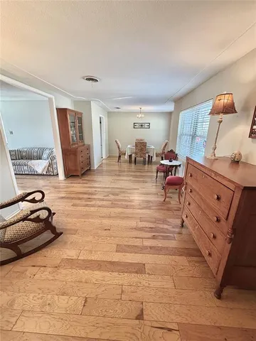 a room with furniture