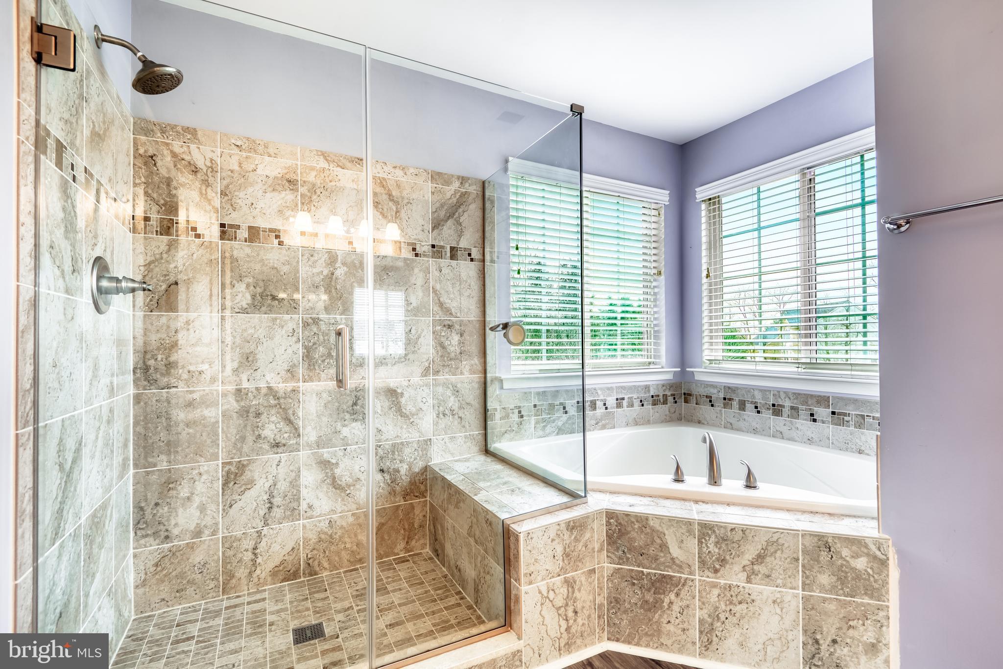 5874 Montgomery Road Elkridge, MD 21075 - Photo 15 of 31 Soaking tub & grand walk-in shower in master bath