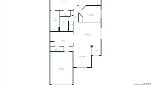 a picture of floor plan