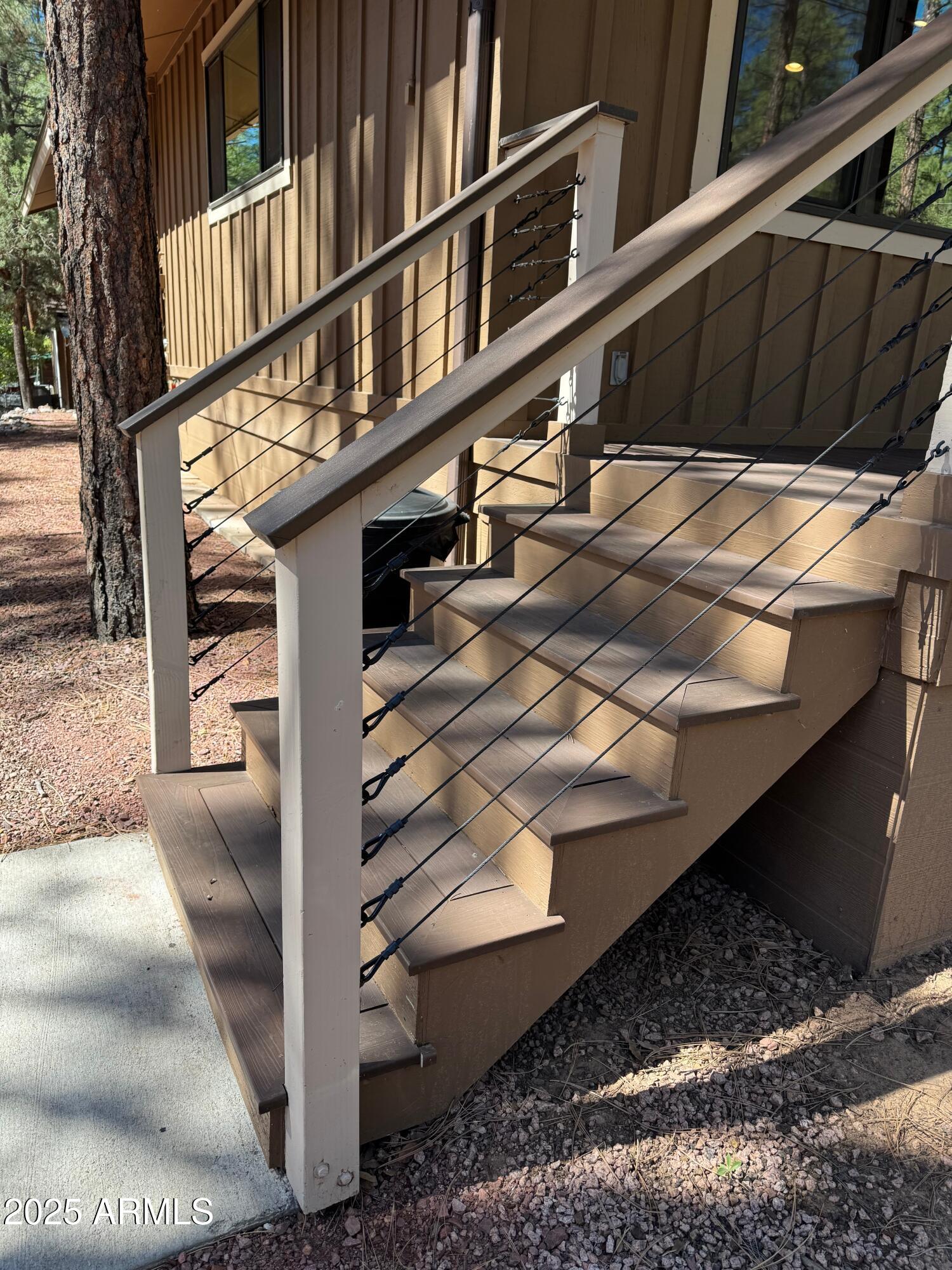 3998 Bloody Basin Road Pine, AZ 85544 - Photo 19 of 71 a balcony with trees in front of it