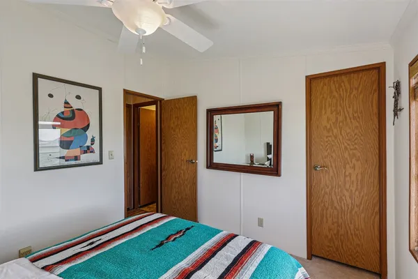 a bathroom with a shower and a toilet