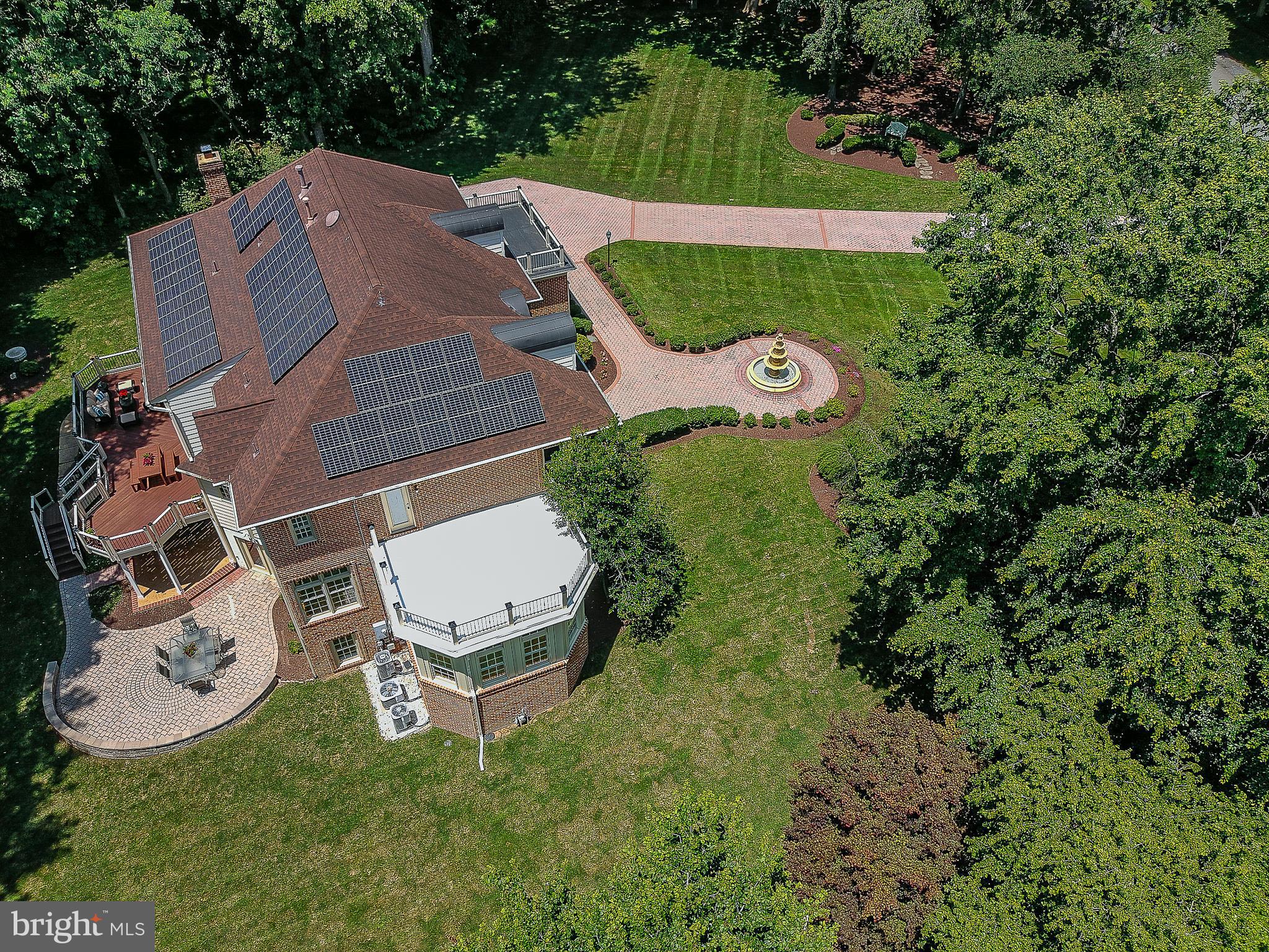 10313 Forest Maple Road Vienna, VA 22182 - Photo 59 of 59 Aerial Shot of Solar Panels