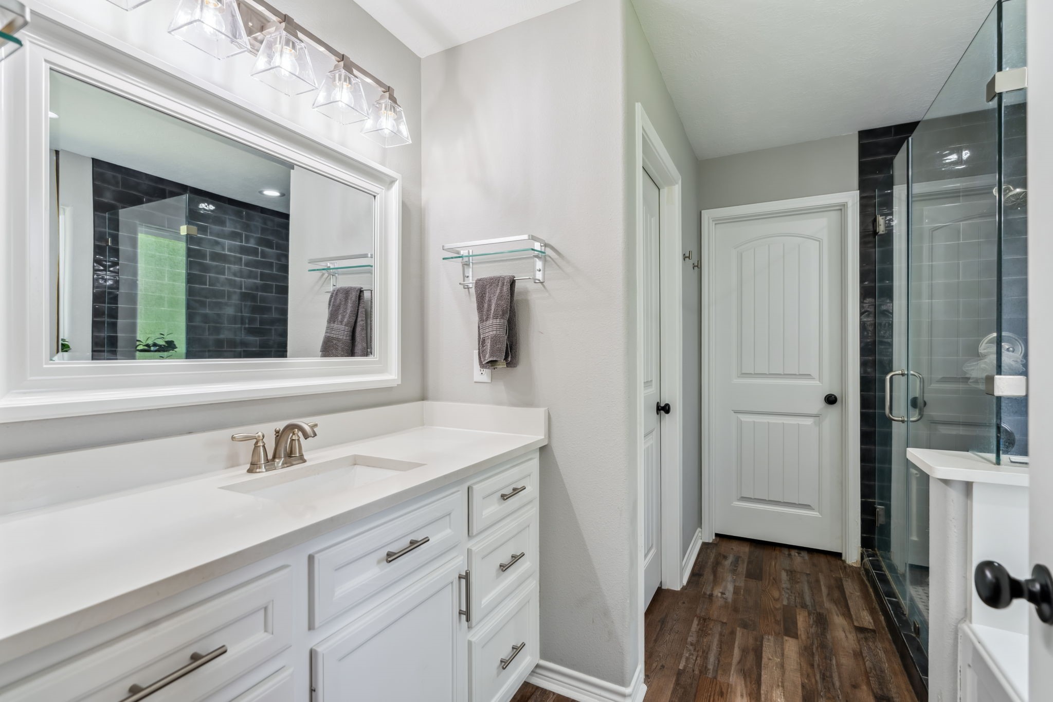 129 Bridgepoint Onalaska, TX 77360 - Photo 15 of 35 a bathroom with a sink a toilet and shower