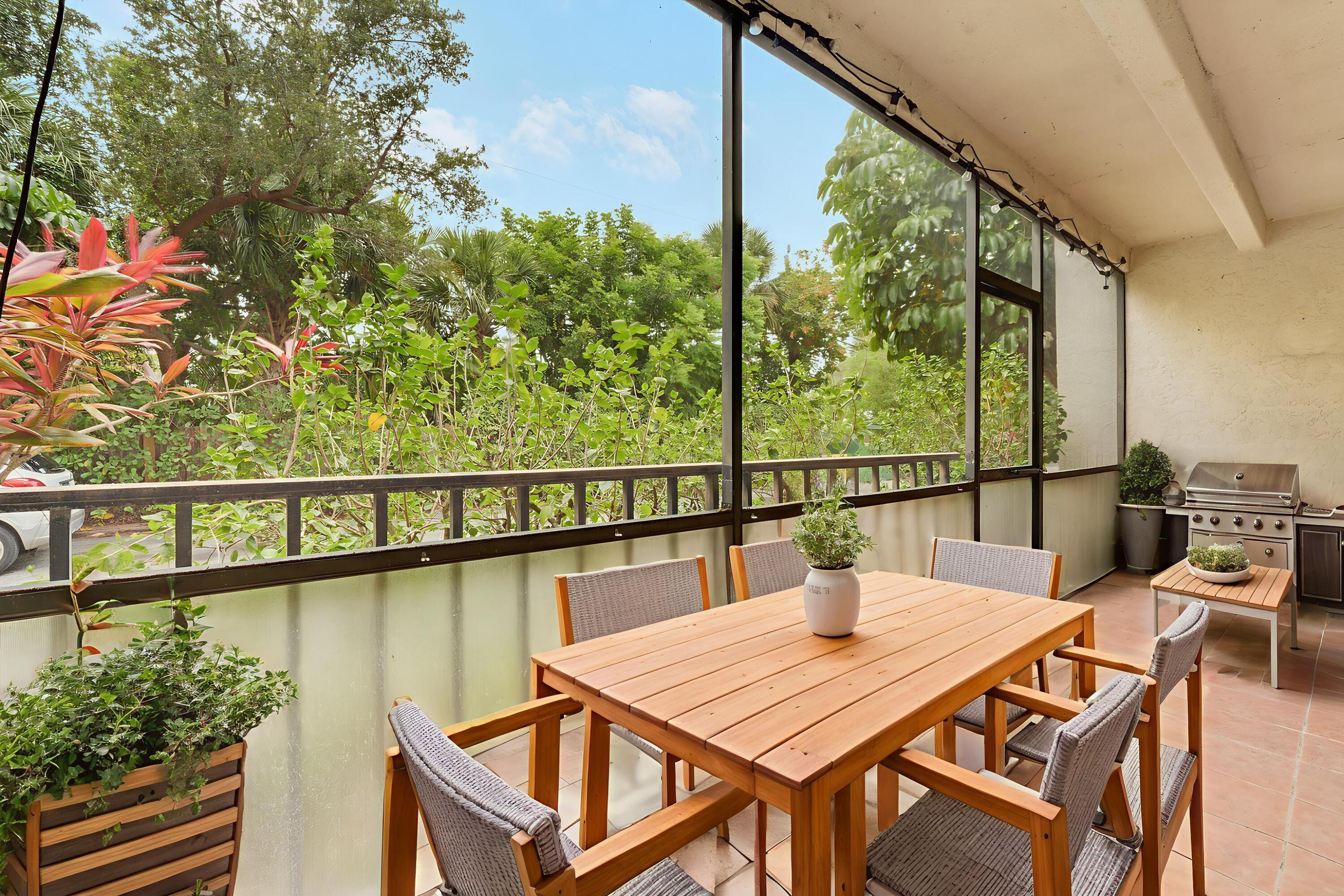 150 Pineview Road, Unit K4 Jupiter, FL 33469 - Photo 8 of 14 150-Pineview-patio - Virtual Outdoor