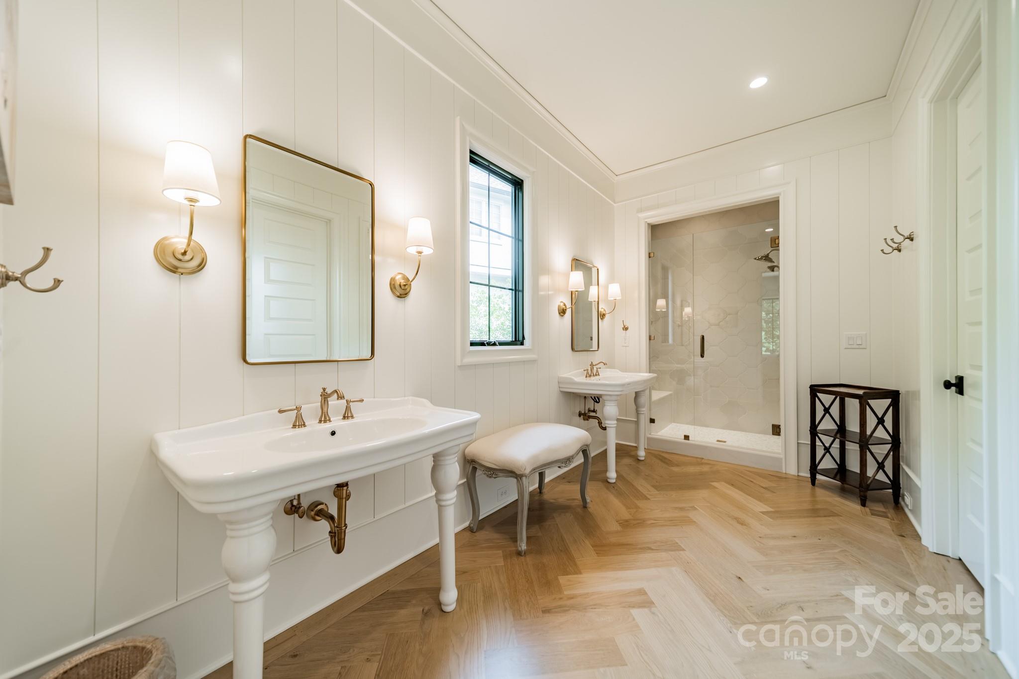 430 Bramble Way Fort Mill, SC 29708 - Photo 22 of 45 a spacious bathroom with a double vanity sink and a mirror