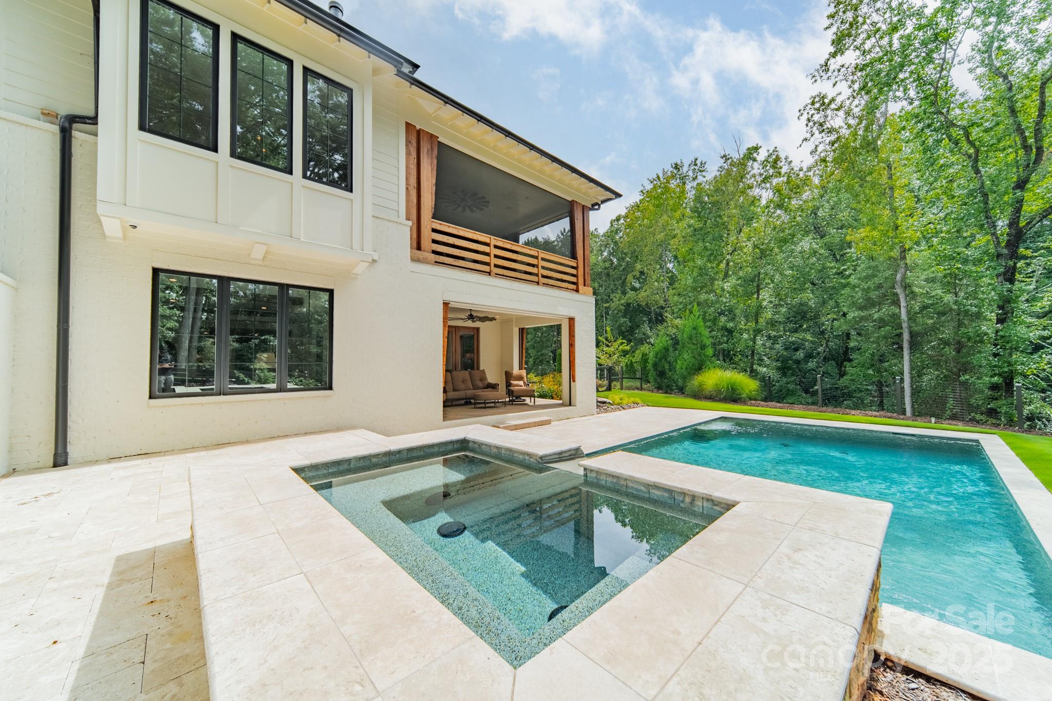 430 Bramble Way Fort Mill, SC 29708 - Photo 38 of 45 a view of house with swimming pool and yard