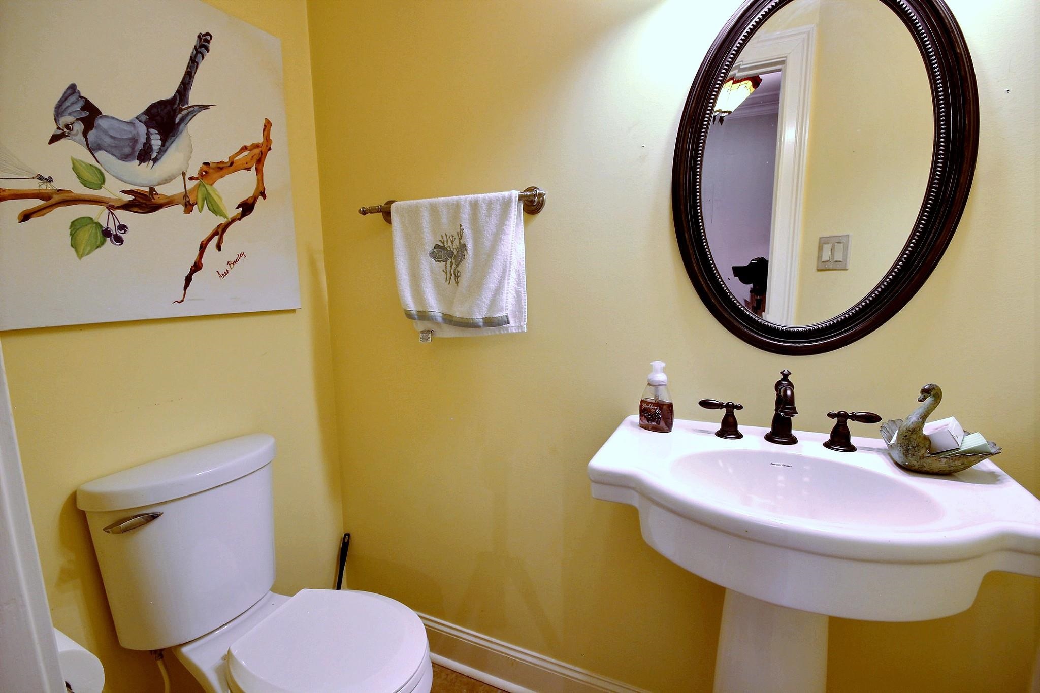 25 Dunhill Court Counce, TN 38326 - Photo 26 of 38 a bathroom with a sink mirror and toilet
