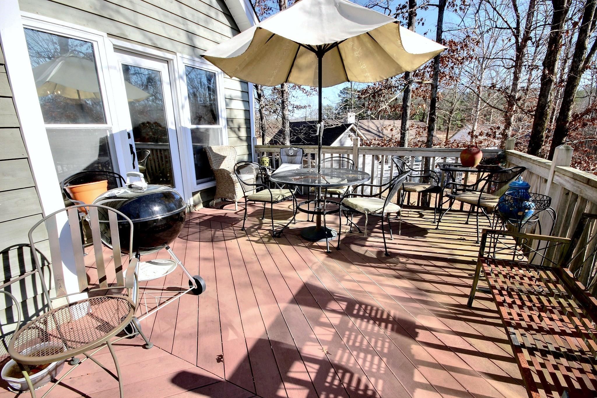 25 Dunhill Court Counce, TN 38326 - Photo 29 of 38 Wooden deck with outdoor dining space