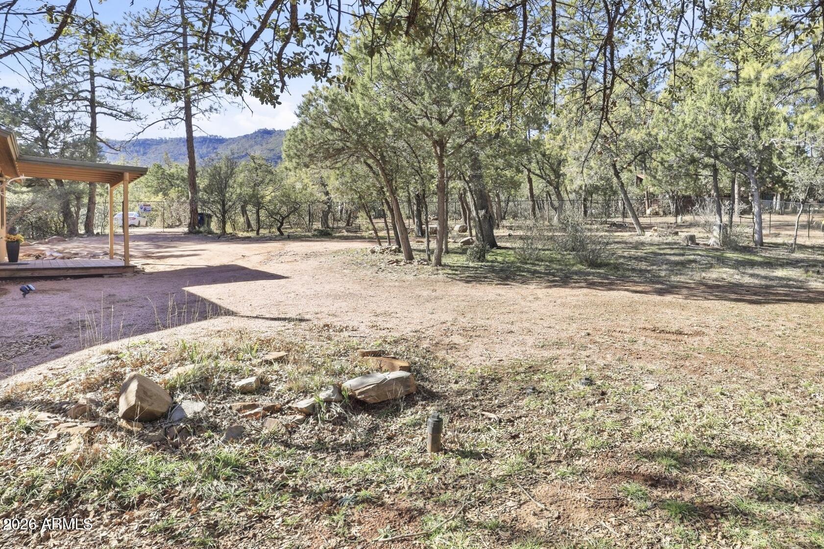 4023 Pine Road Pine, AZ 85544 - Photo 17 of 22 a view of dirt yard with a large tree
