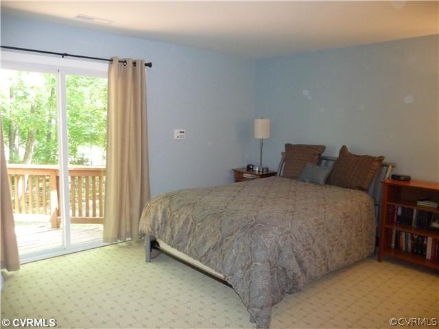 3105 Liberty Oaks Road Midlothian, VA 23112 - Photo 8 of 12 Master Bedroom - Sliding Doors to Deck. Private ba