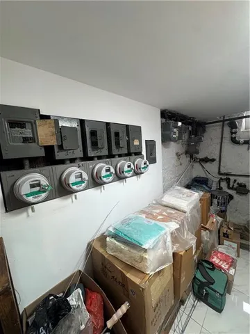 a room with storage and utility