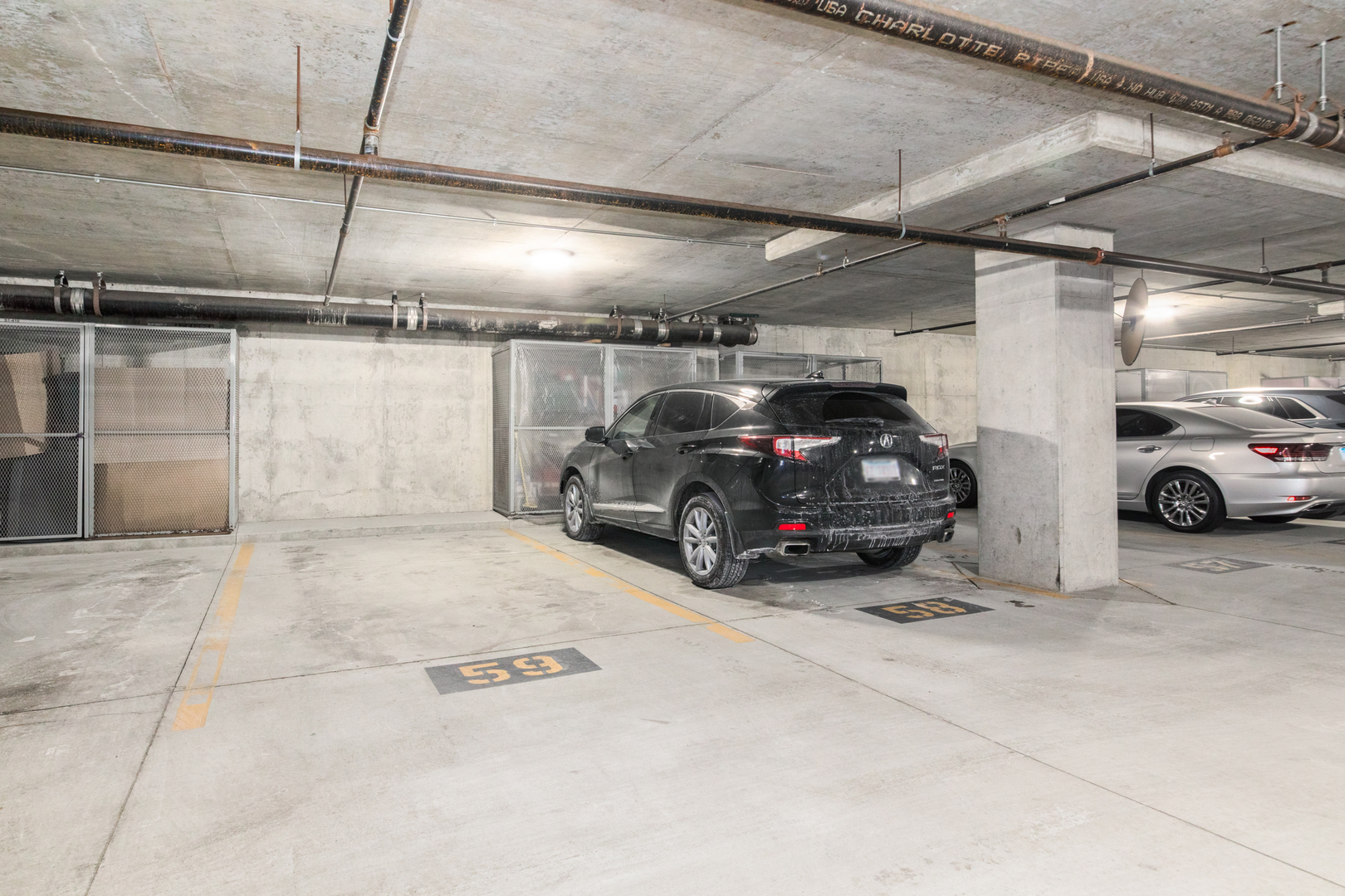 120 North Northwest Highway, Unit 506 Park Ridge, IL 60068 - Photo 18 of 20 a view of parking garage with cars parked
