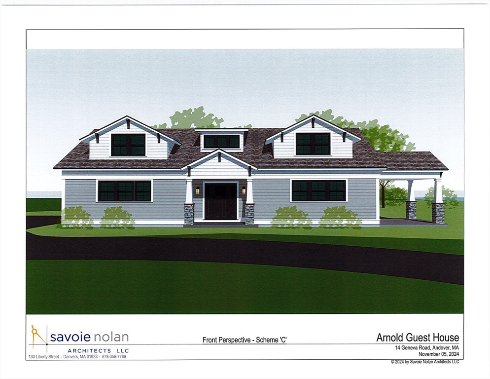 14 Geneva Road Andover, MA 01810 - Photo 3 of 36 a front view of a house with a yard