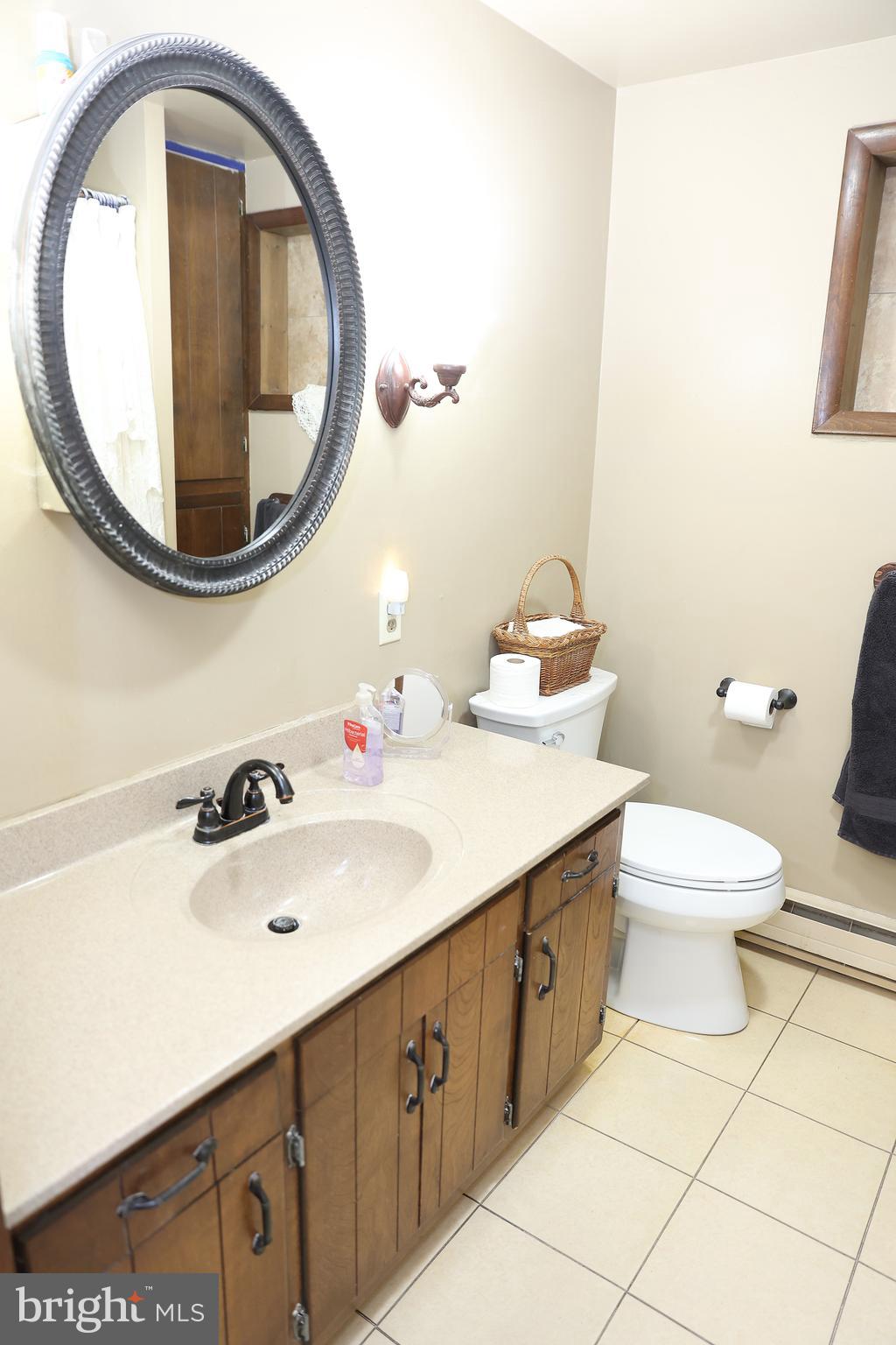 57 Fairview Road Belleville, PA 17004 - Photo 23 of 36 a bathroom with a sink and a mirror