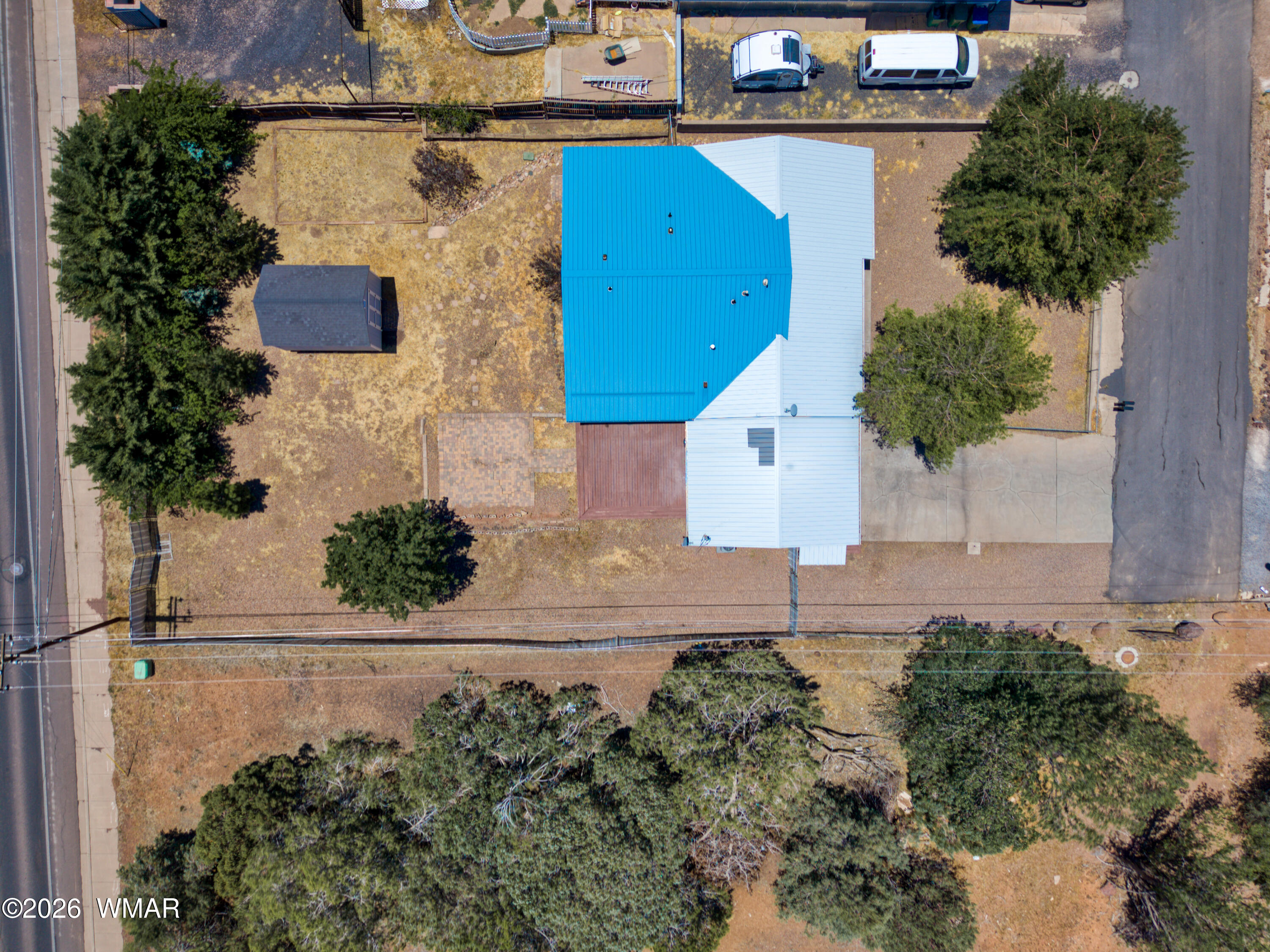411 West Stratton Show Low, AZ 85901 - Photo 34 of 47 an aerial view of a house with a yard