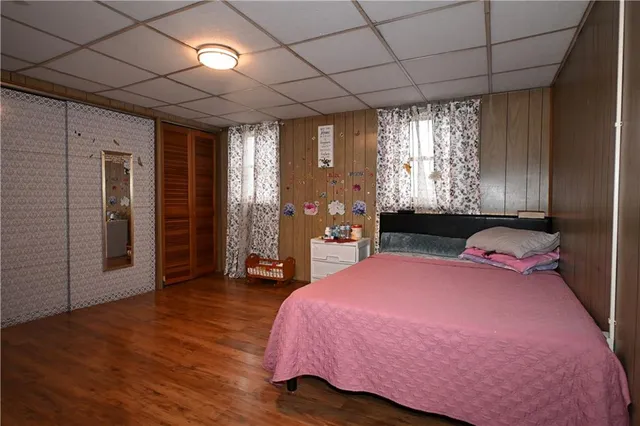 a view of a storage room