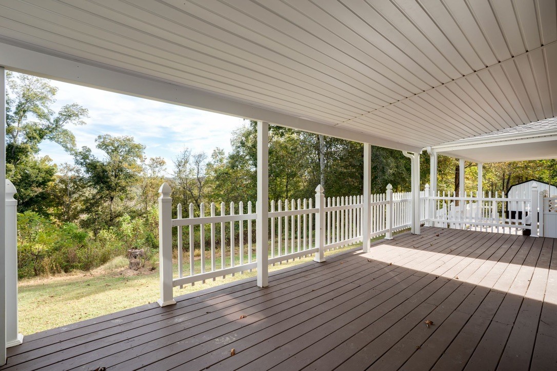 418 Spout Spring Road Dover, TN 37058 - Photo 28 of 36 a view of porch with wooden floor