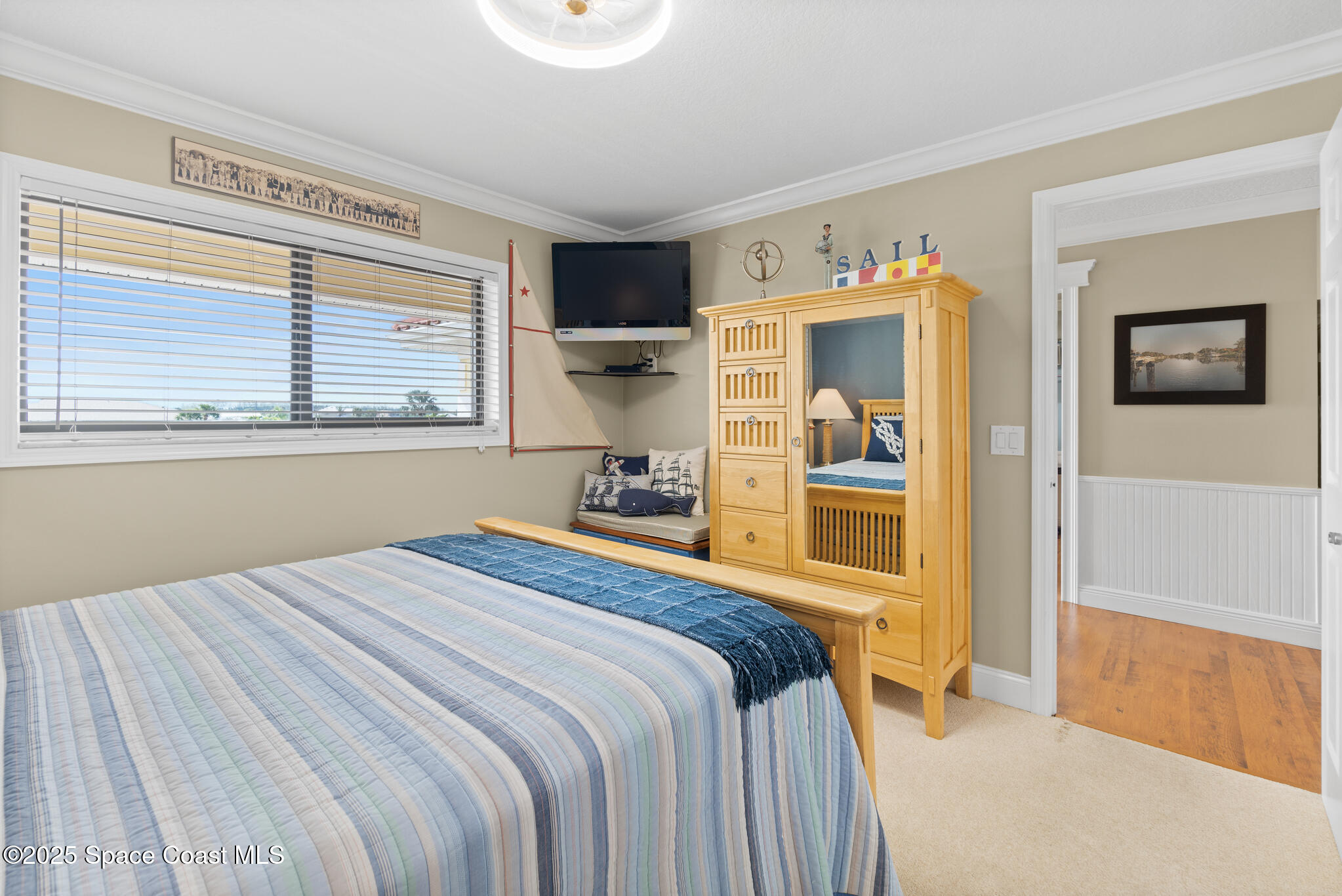 300 South Banana River Boulevard, Unit 301 Cocoa Beach, FL 32931 - Photo 16 of 44 Guest Bedroom