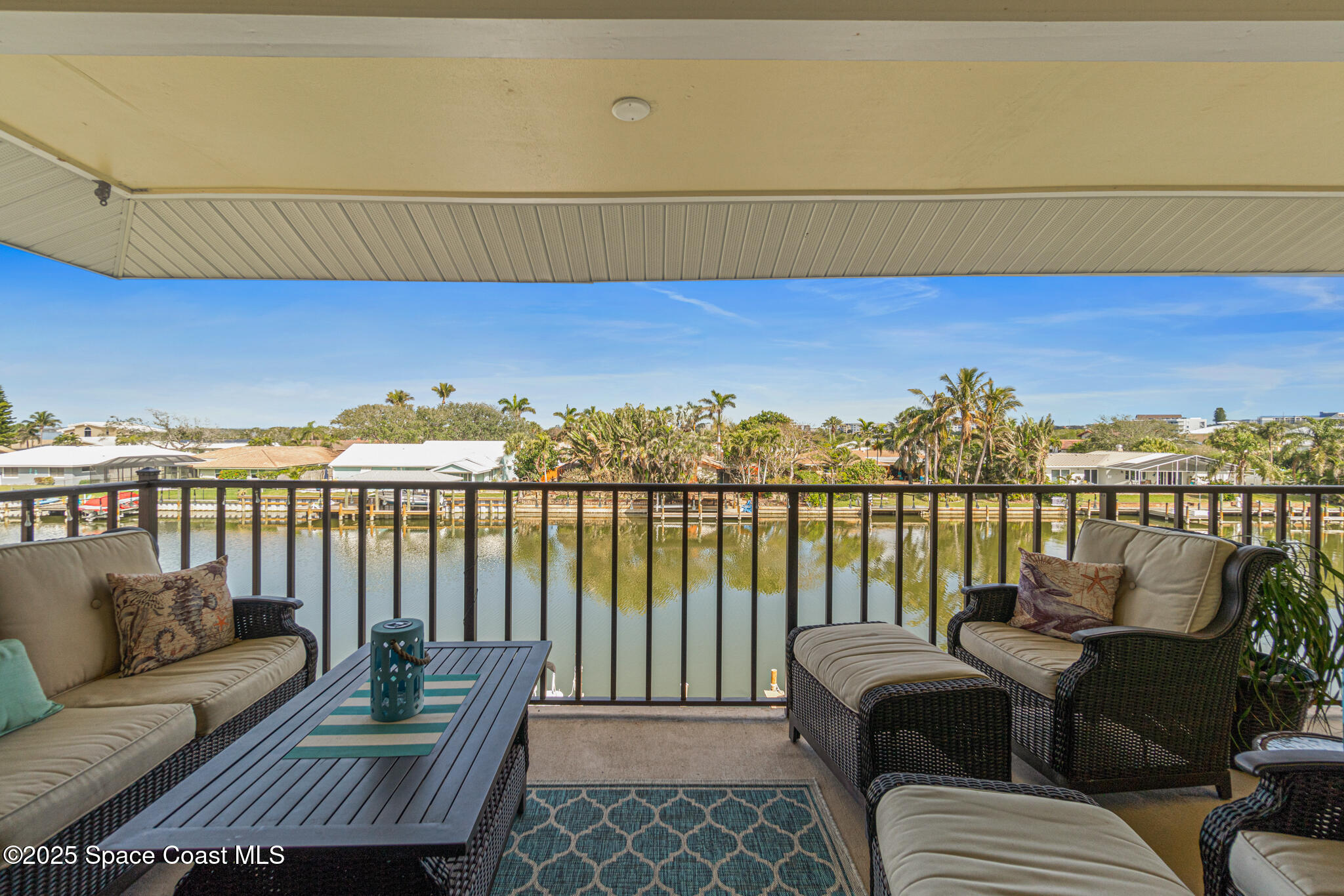 300 South Banana River Boulevard, Unit 301 Cocoa Beach, FL 32931 - Photo 9 of 44 Private Balcony View