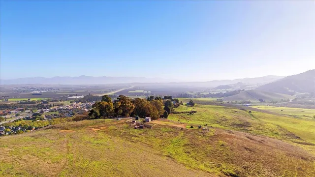 a view of a lake with a mountain