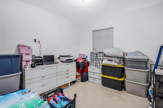 a room with storage and utility