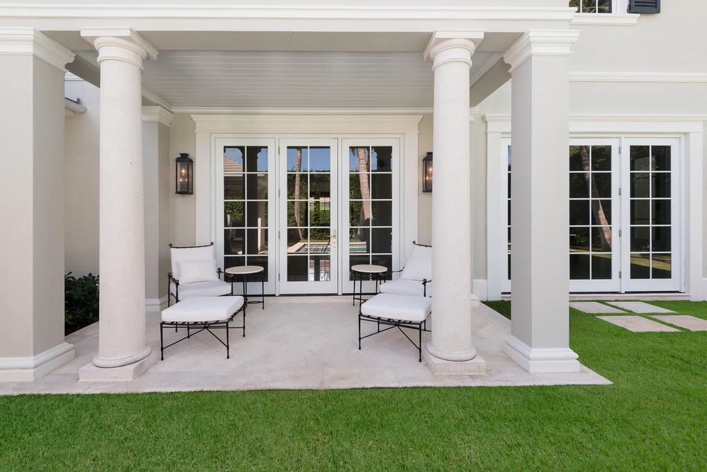 255 Kenlyn Road Palm Beach, FL 33480 - Photo 14 of 32 Covered patio off living room
