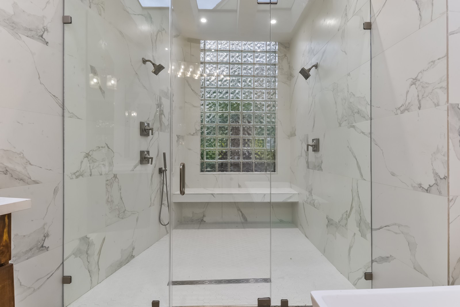 15 West Shady Lane, Unit B Houston, TX 77063 - Photo 16 of 19 a bathroom with a shower