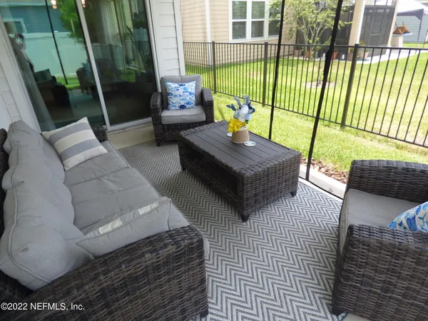 a view of a backyard with a garden