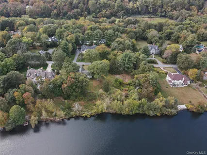 a view of a street with an outdoor space