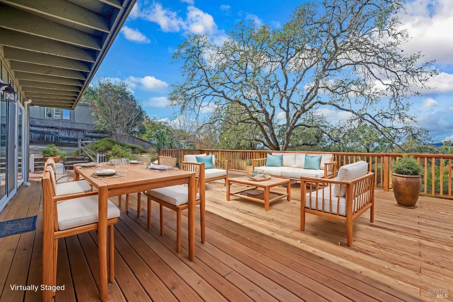 5550 Pepperwood Road Santa Rosa, CA 95409 - Photo 5 of 35 a outdoor view with sitting space and large trees