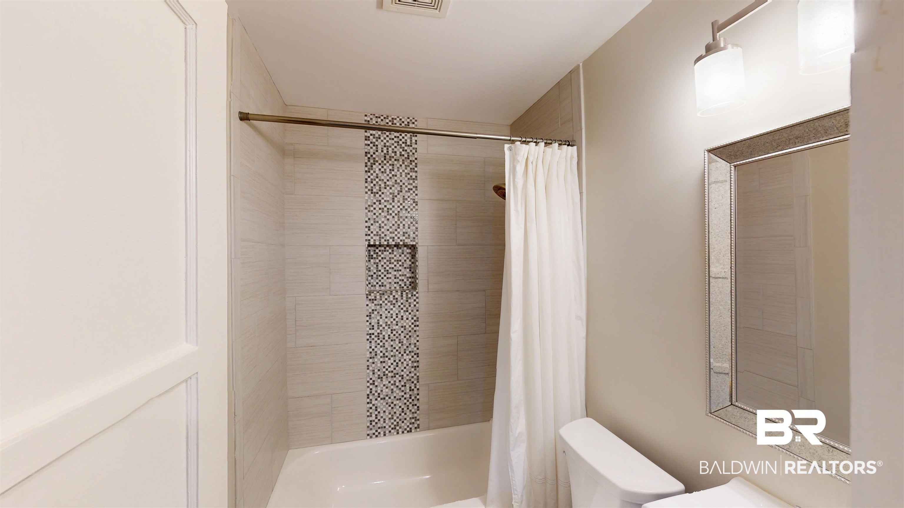 8 Lancaster Road Mobile, AL 36608 - Photo 13 of 24 Bathroom featuring toilet and shower / tub combo