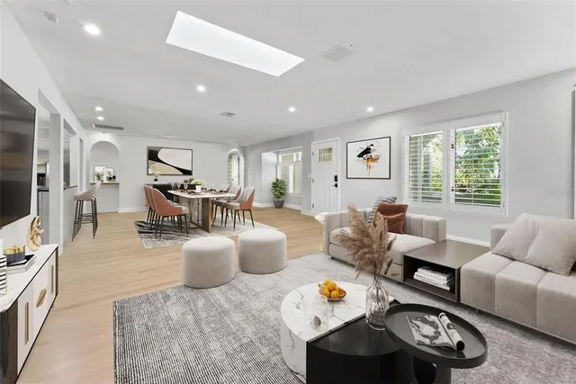 a kitchen with cabinets and a sink