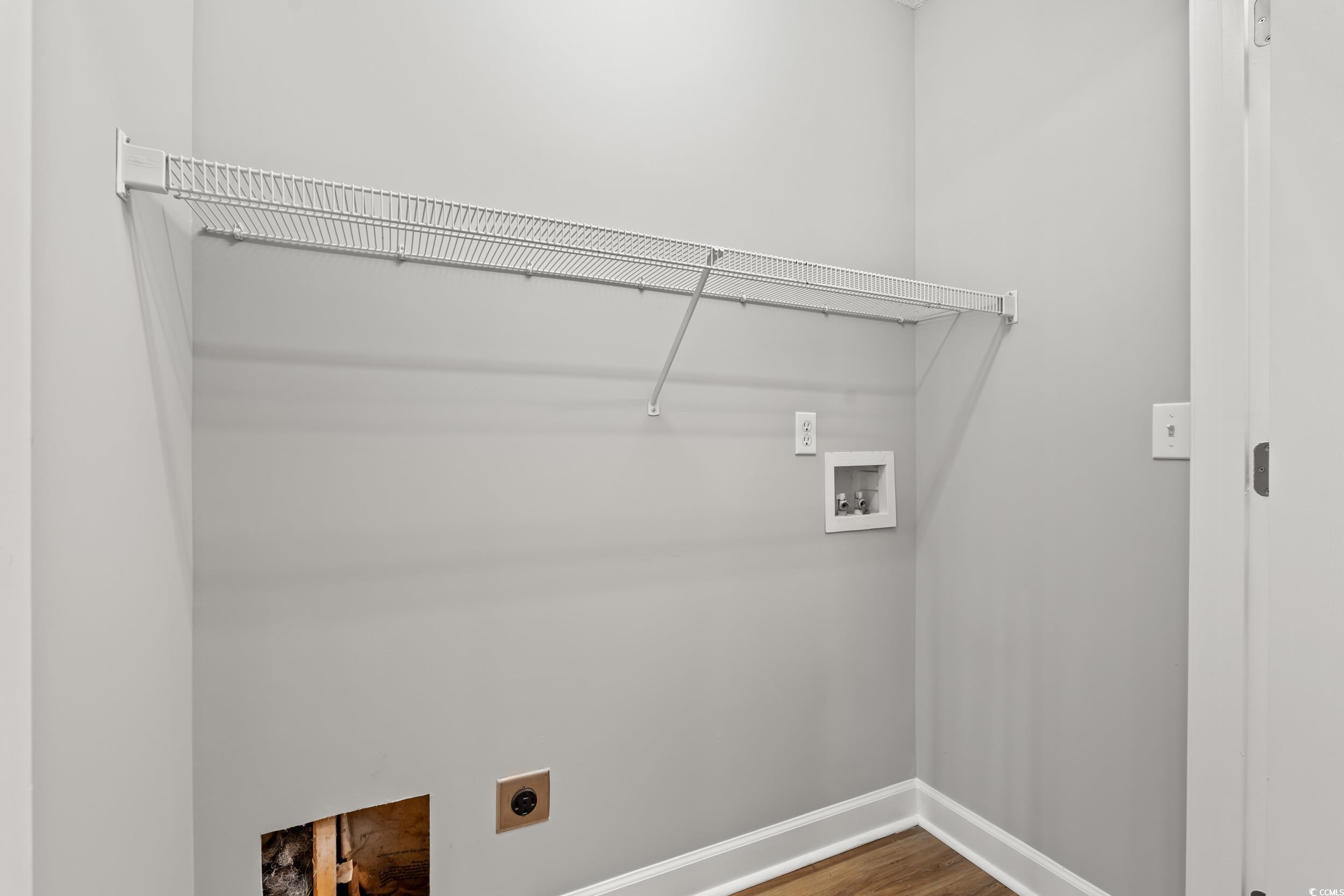 2965 Mt Olive Road Loris, SC 29569 - Photo 24 of 35 Laundry area with electric dryer hookup, washer ho