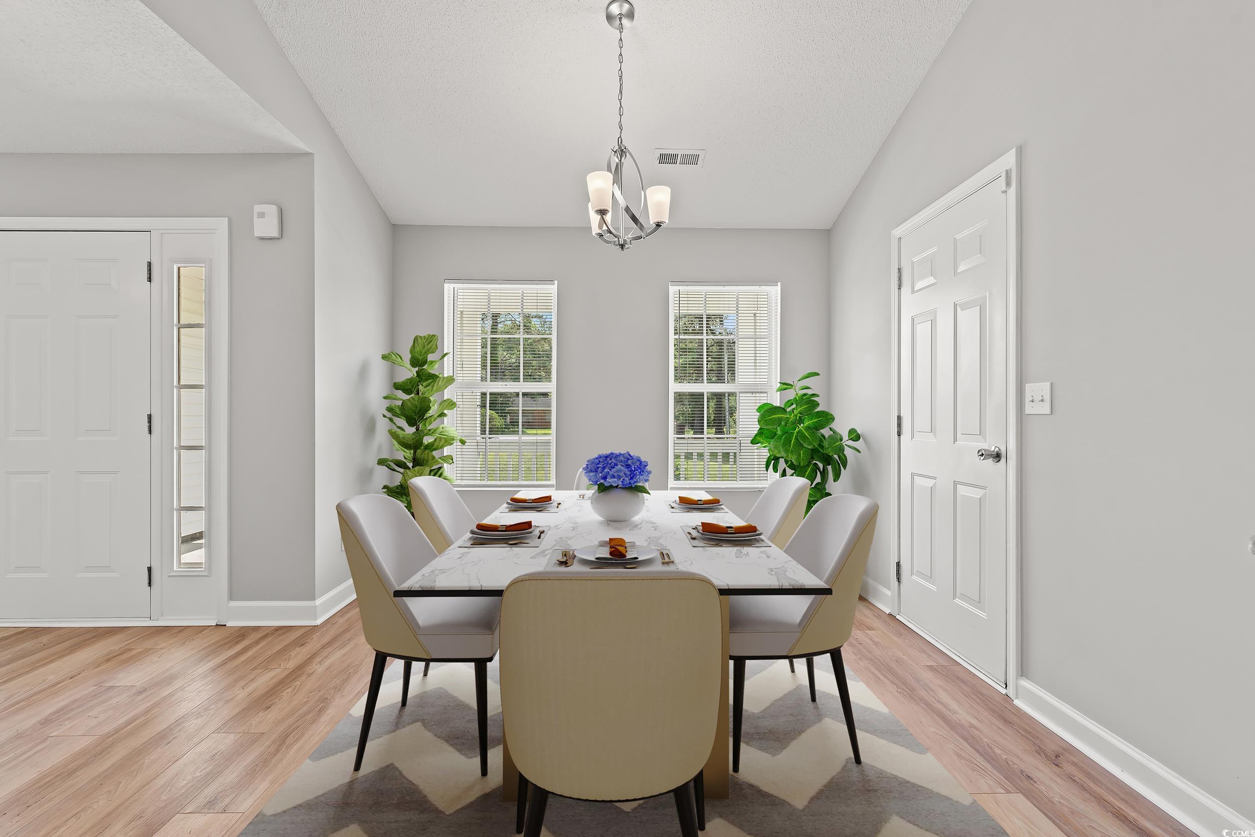 2965 Mt Olive Road Loris, SC 29569 - Photo 5 of 35 Dining room with light wood finished floors and a