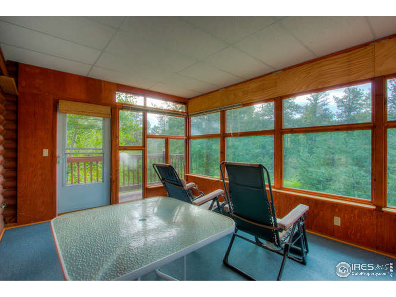 565 Rustic Road Bellvue, CO 80512 - Photo 12 of 40 Sun room with views