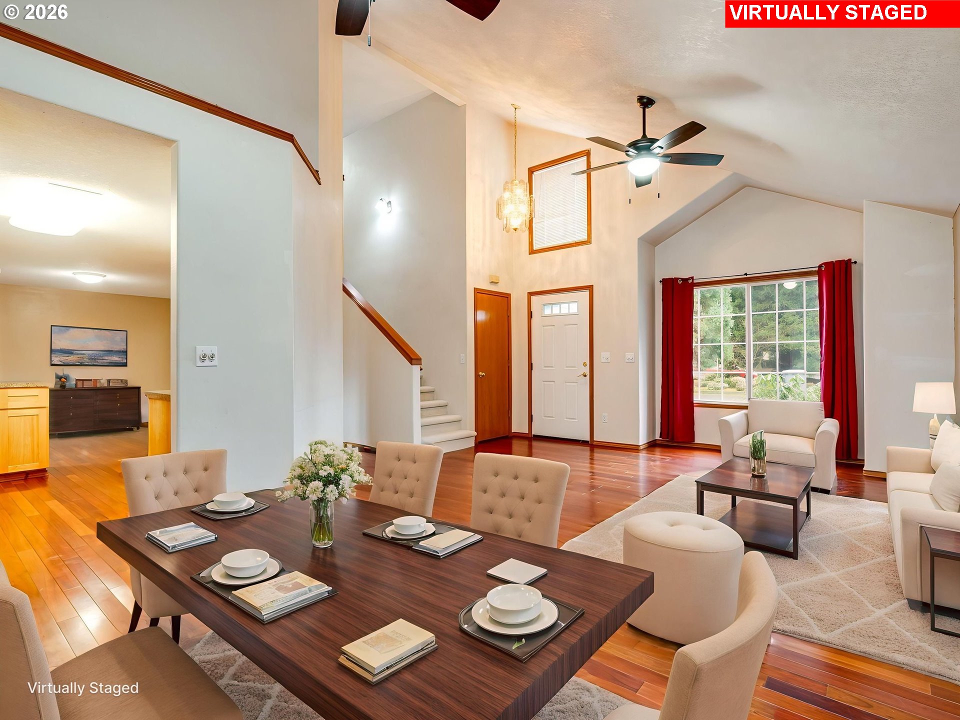 1250 South Cedar Loop Canby, OR 97013 - Photo 11 of 42 a view of a dining room and livingroom view