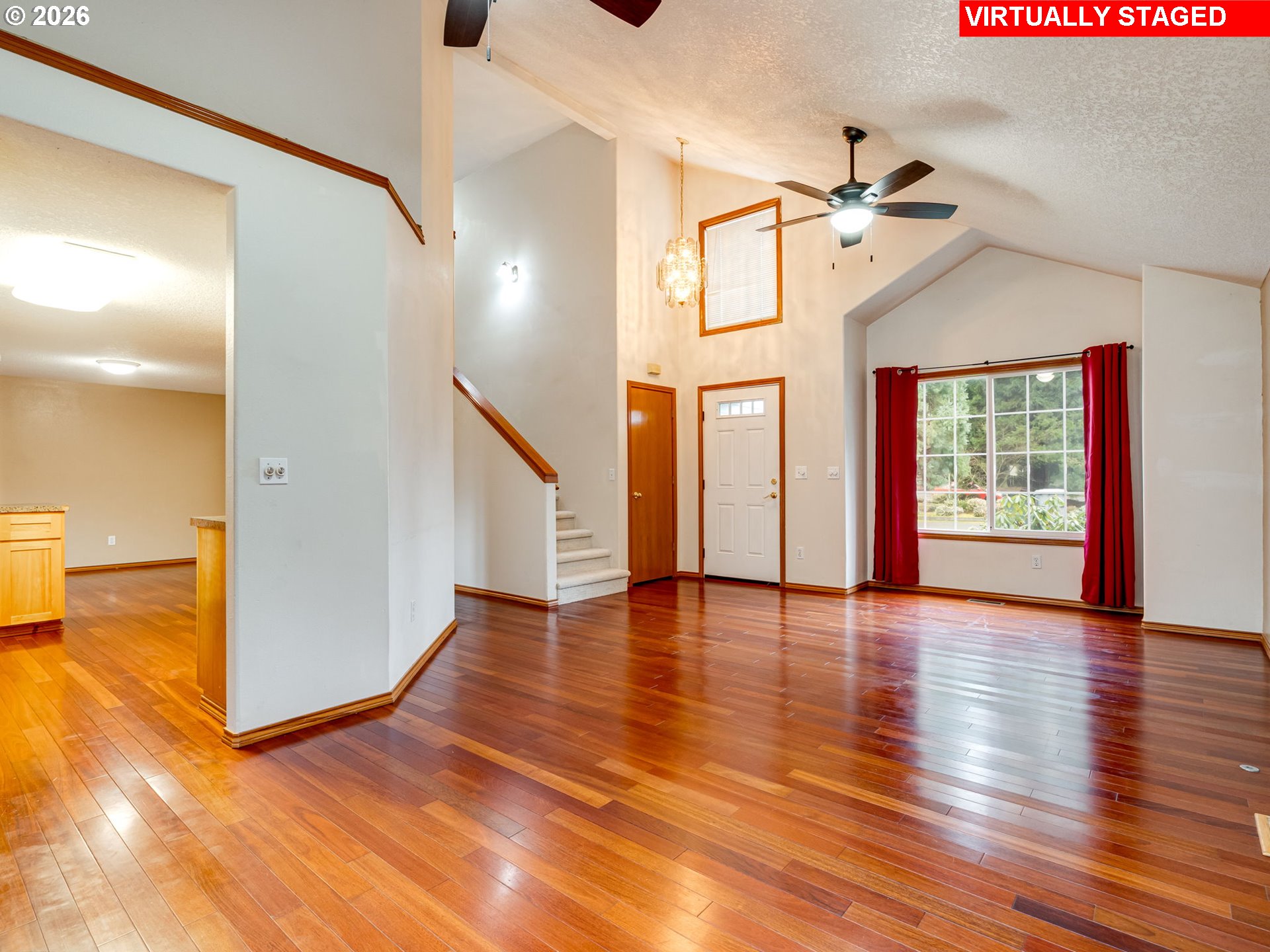 1250 South Cedar Loop Canby, OR 97013 - Photo 10 of 42 a view of an entryway with wooden floor