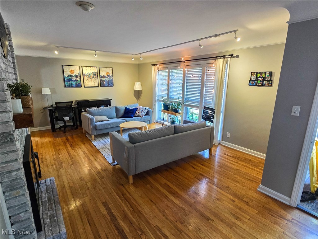 2415 Channing Road Cleveland, OH 44118 - Photo 3 of 28 Living Room with hardwood floors