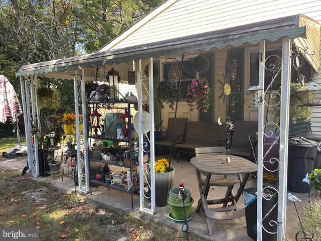 a view of outdoor space and patio
