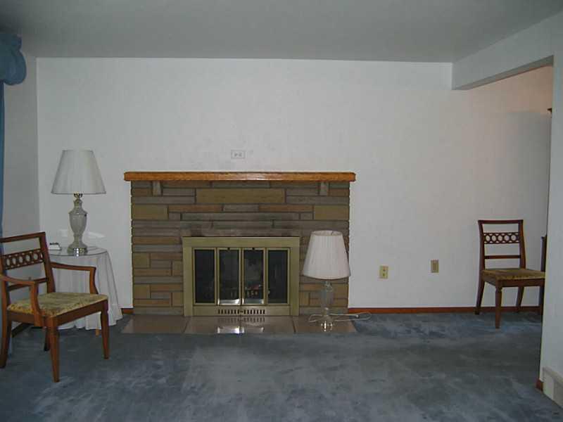 2394 Rose Garden Road Pittsburgh, PA 15220 - Photo 4 of 25 Living Room. beautiful stone fireplace, has not been used for a long time